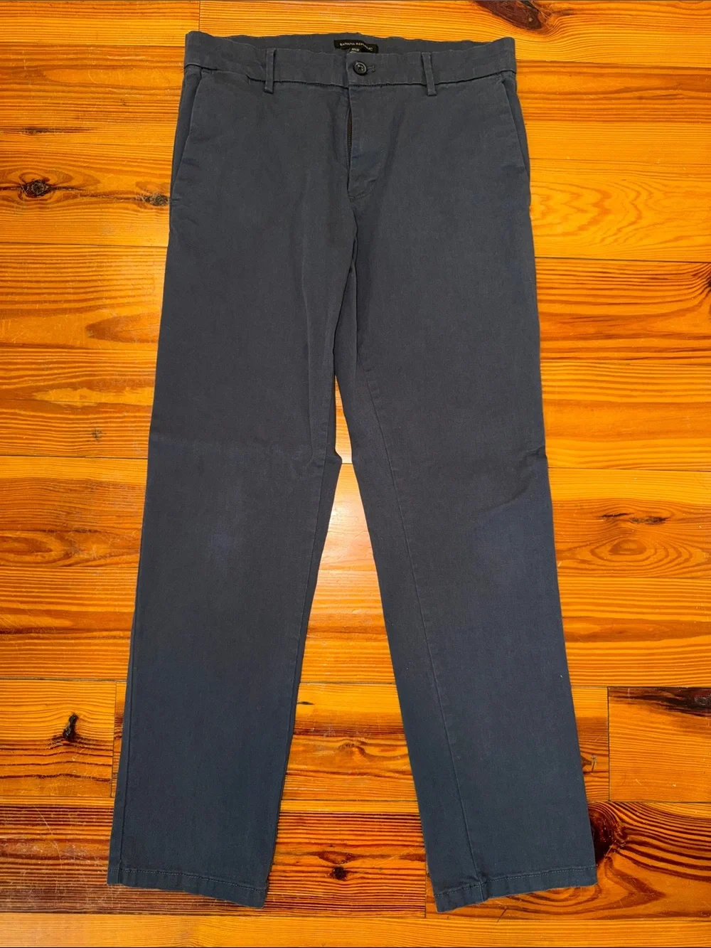 Banana Republic Navy Blue Men's Chinos